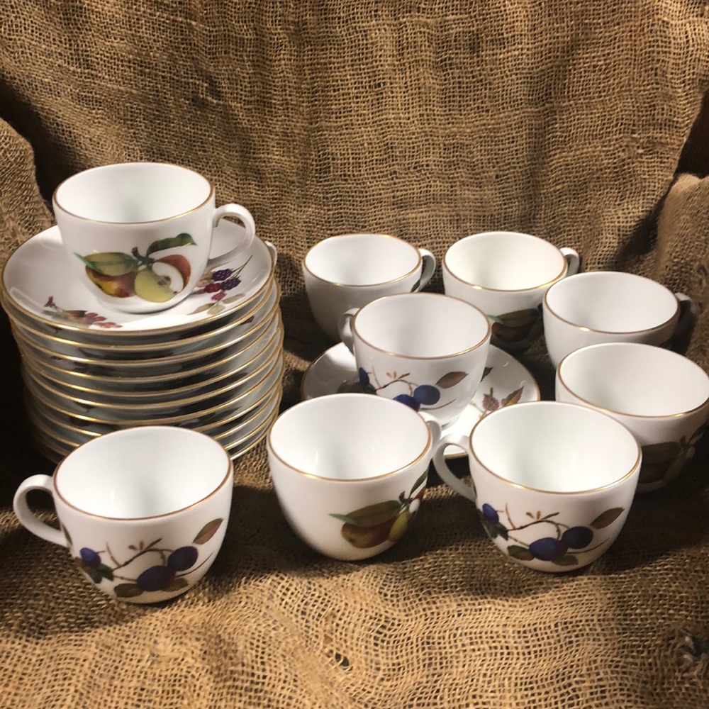 Royal Worcester Evesham Gold - Cup and Saucer Set